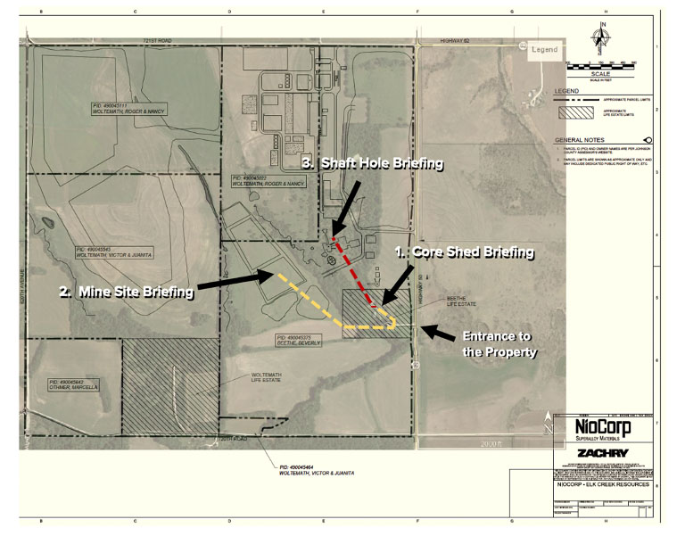 NioCorp Hosts 150+ Investors on Tours of the Elk Creek Project Site in Southeast Nebraska