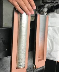 Al-Sc Master Alloy Pour at Ames Lab