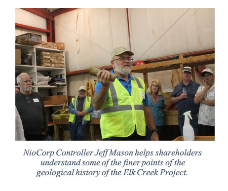 NioCorp Controller Jeff Mason helps shareholders understand some of the finer points of the geological history of the Elk Creek Project.