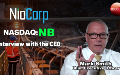 NioCorp’s Mark Smith to Appear On Bloomberg TV on Saturday, August 30, at 7 PM ET